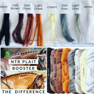 The difference between the NRT plait booster and the NTR plait booster for synthetic hair.