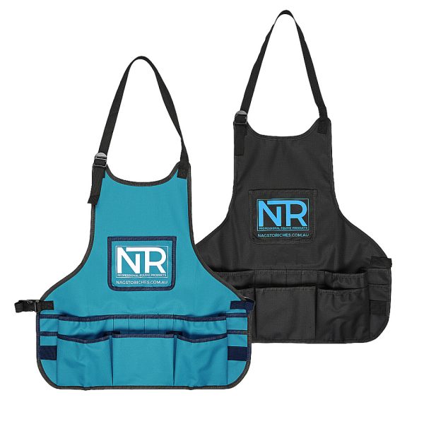 Two NTR Plaiting Aprons with the logo.