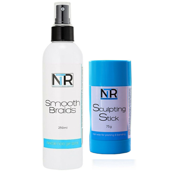 NTR Smooth Braids and Sculpting Stick Combo for braids.