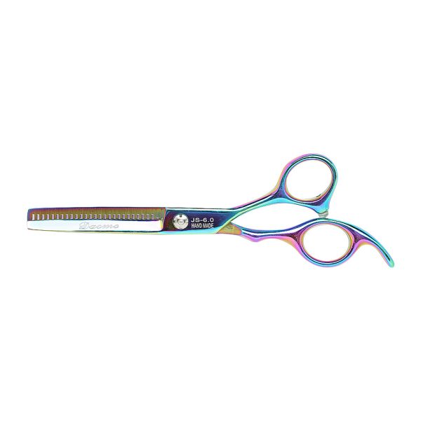 A pair of NTR Thinning Scissors on a white background.