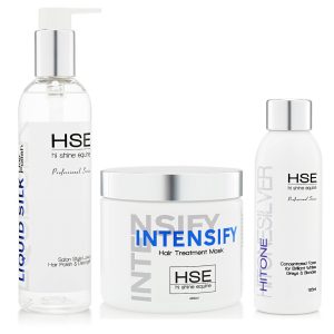 HSE intensive skin care kit with HSE Platinum Hair Pack.